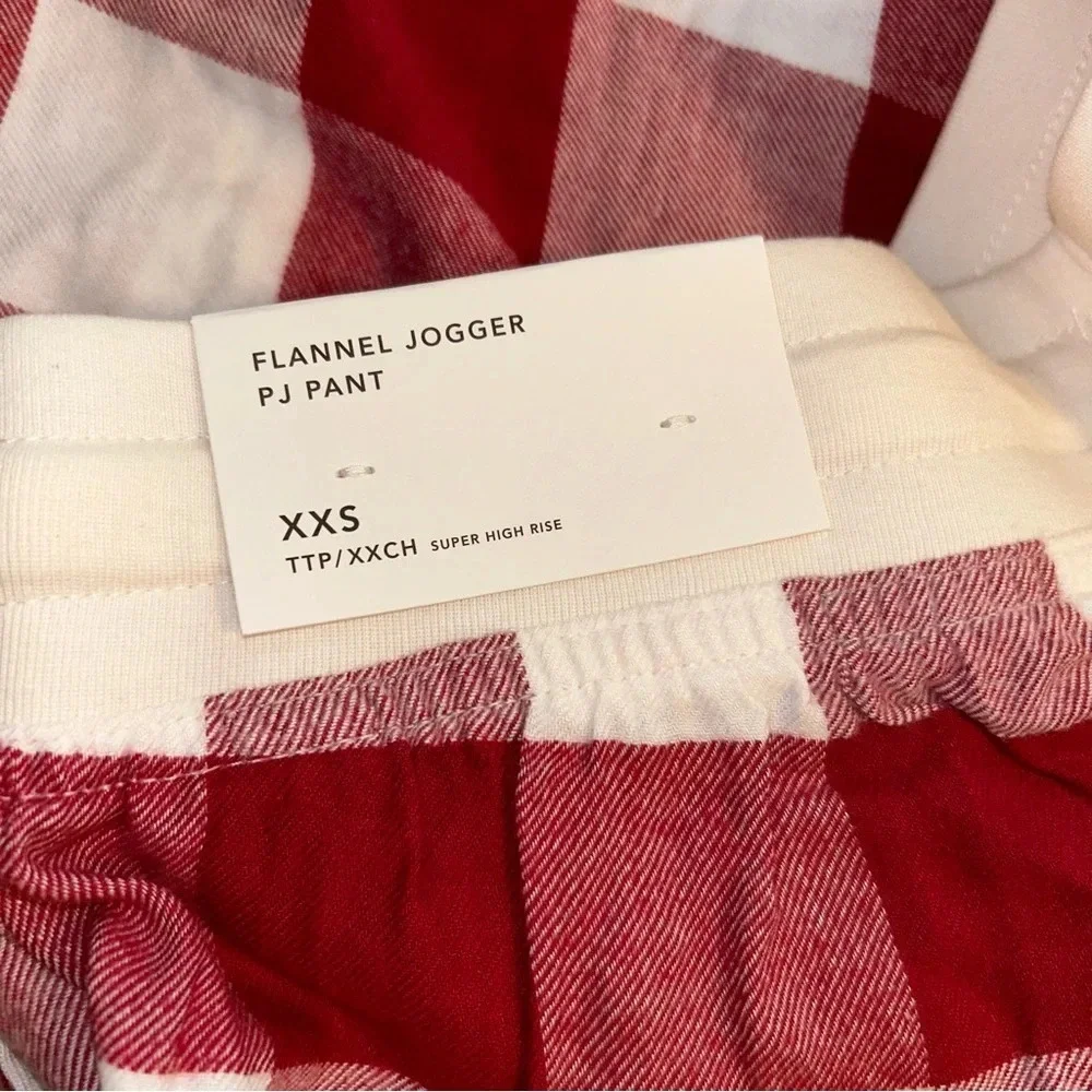 American Eagle Flannel Jogger PJ Pants Size XXS NWT - Picture 5 of 5